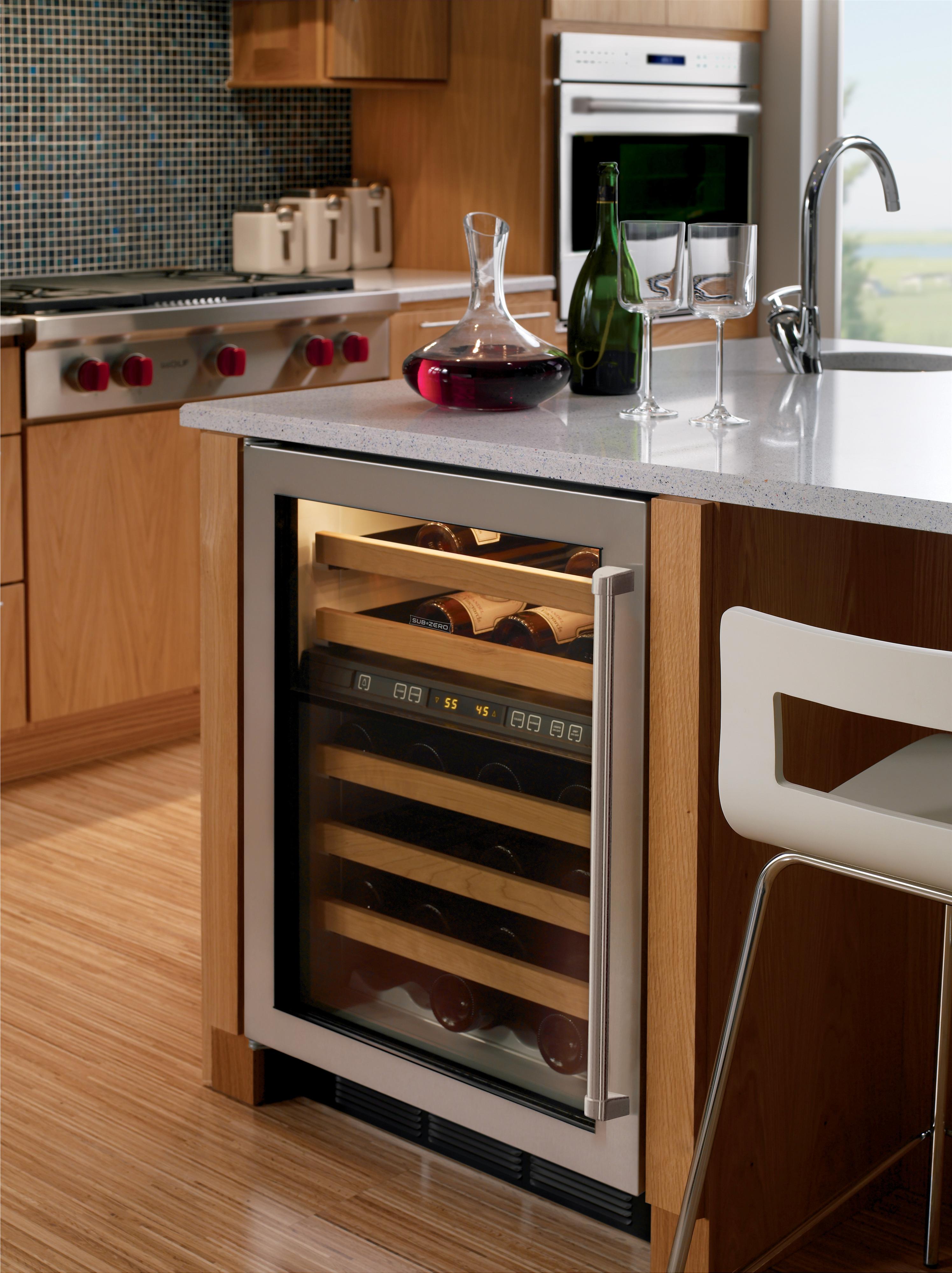 Sub Zero 424G SHL 46 Bottle Wine Cooler Furniture and ApplianceMart Refrigerator Wine Cooler